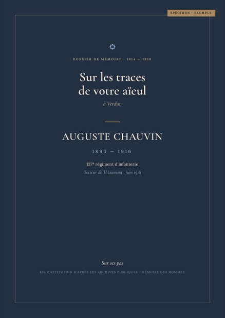 Page de couverture du dossier